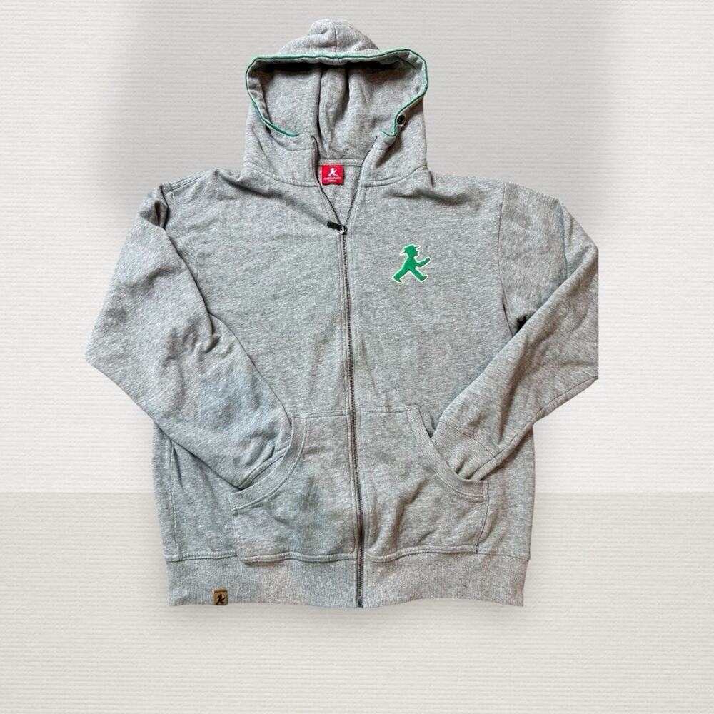Ampermann Men’s Berlin Hooded Full Zip Sweatshirt-Size Large. Berlin Street Wear